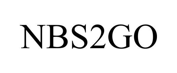 Trademark Logo NBS2GO