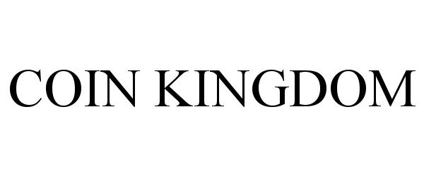 Trademark Logo COIN KINGDOM