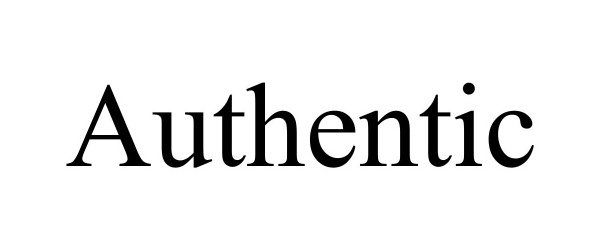 Trademark Logo AUTHENTIC