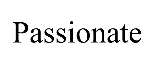 Trademark Logo PASSIONATE