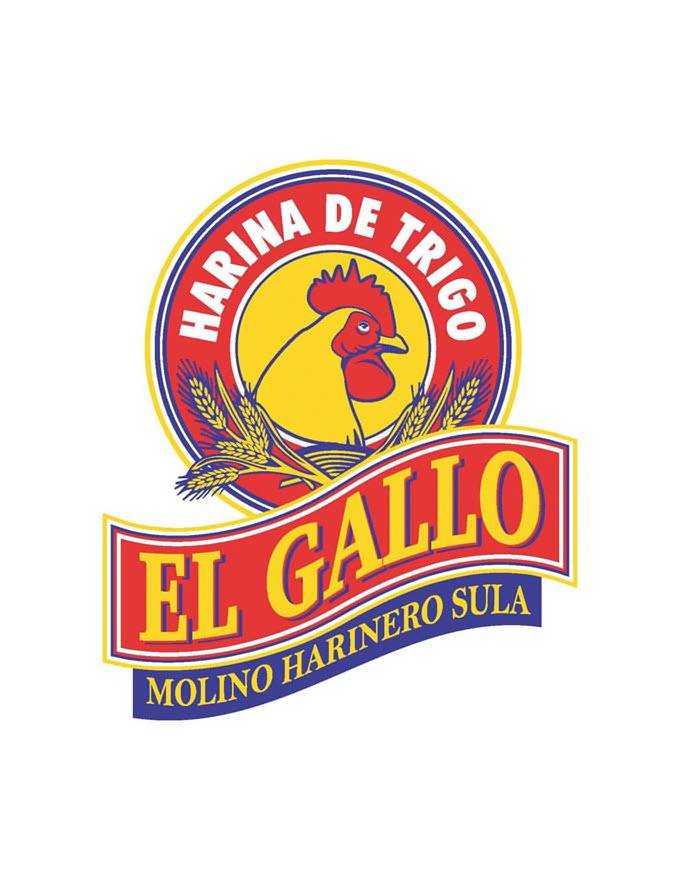 Trademark Logo HARINA DE TRIGO EL GALLO MOLINO HARINERO SULA