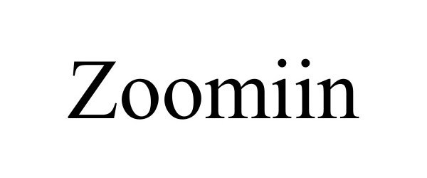 Trademark Logo ZOOMIIN