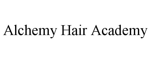 Trademark Logo ALCHEMY HAIR ACADEMY