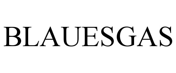 Trademark Logo BLAUESGAS