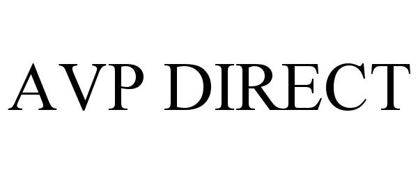 Trademark Logo AVP DIRECT