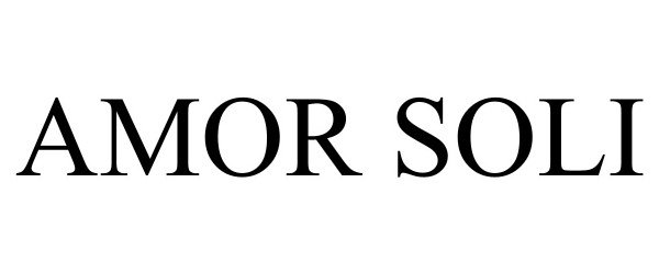 Trademark Logo AMOR SOLI