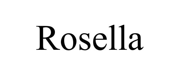 Trademark Logo ROSELLA
