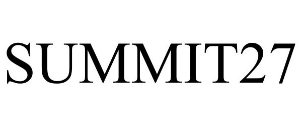 Trademark Logo SUMMIT27