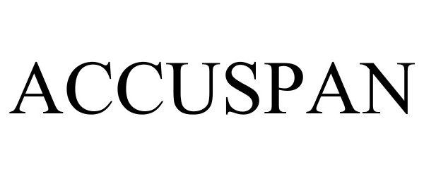 Trademark Logo ACCUSPAN