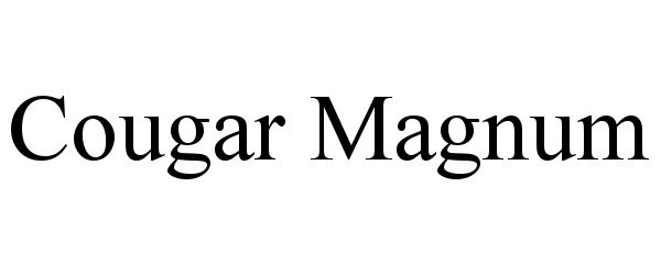 Trademark Logo COUGAR MAGNUM