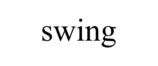 Trademark Logo SWING
