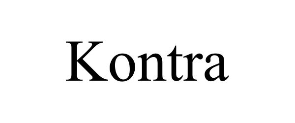 Trademark Logo KONTRA