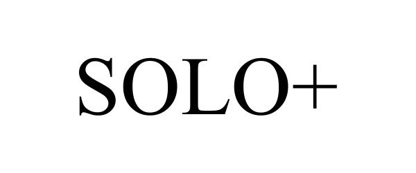 Trademark Logo SOLO+