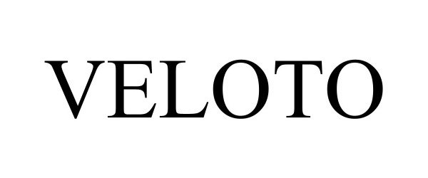 Trademark Logo VELOTO