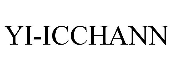 Trademark Logo YI-ICCHANN