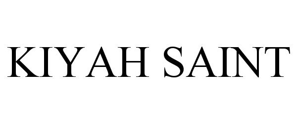 Trademark Logo KIYAH SAINT