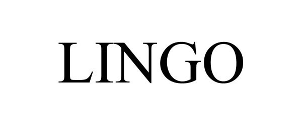 Trademark Logo LINGO