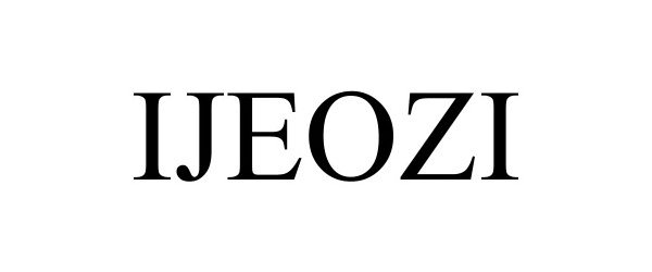Trademark Logo IJEOZI