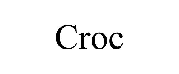 Trademark Logo CROC