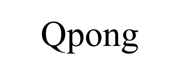 Trademark Logo QPONG