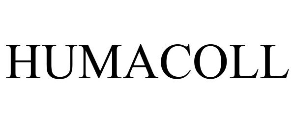 Trademark Logo HUMACOLL