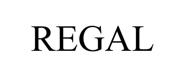 Trademark Logo REGAL