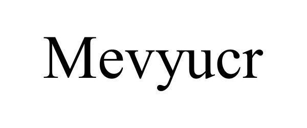 Trademark Logo MEVYUCR