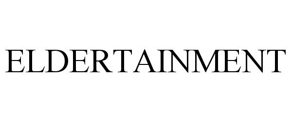 Trademark Logo ELDERTAINMENT