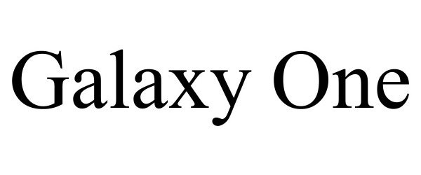 Trademark Logo GALAXY ONE