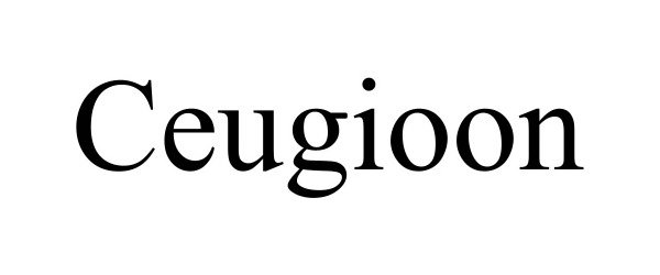 Trademark Logo CEUGIOON