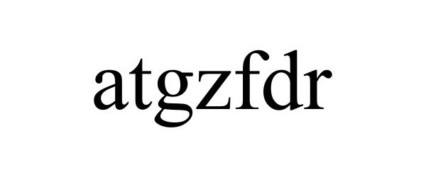 Trademark Logo ATGZFDR
