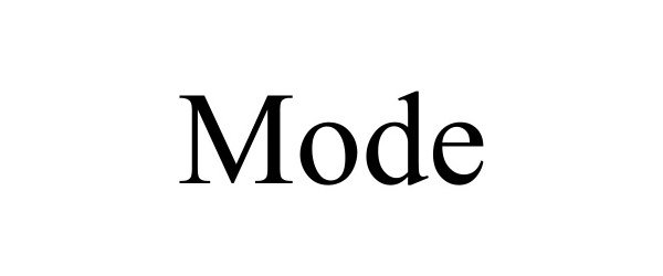 Trademark Logo MODE