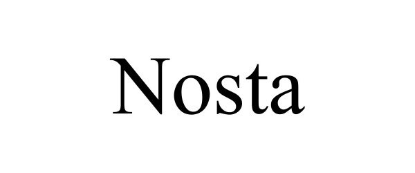 Trademark Logo NOSTA