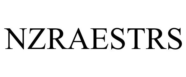 Trademark Logo NZRAESTRS