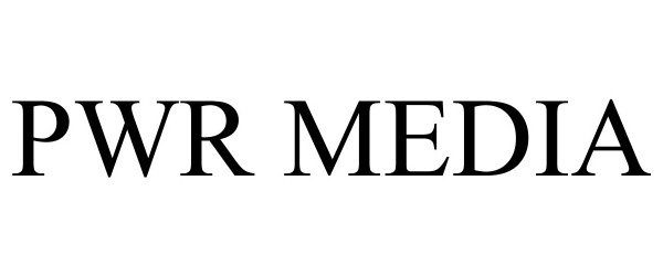 Trademark Logo PWR MEDIA