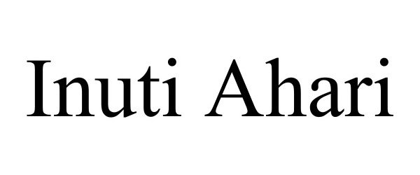 Trademark Logo INUTI AHARI