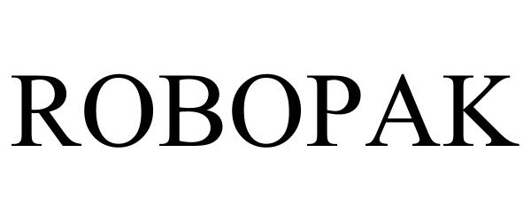 Trademark Logo ROBOPAK