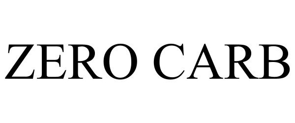 Trademark Logo ZERO CARB