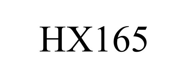 Trademark Logo HX165
