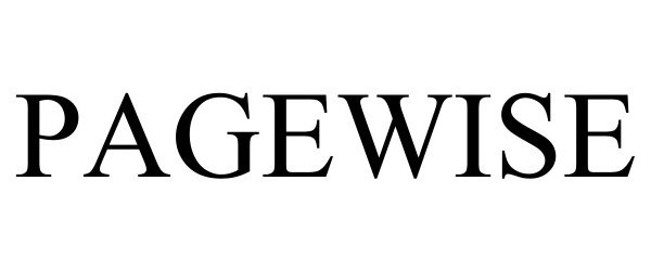 Trademark Logo PAGEWISE