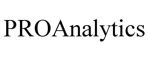  PROANALYTICS