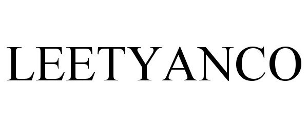 Trademark Logo LEETYANCO