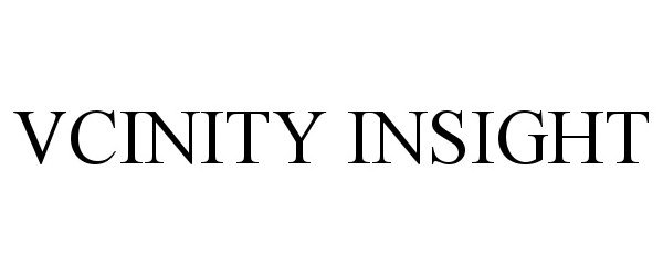 Trademark Logo VCINITY INSIGHT