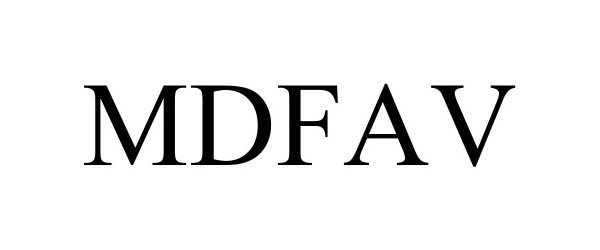 Trademark Logo MDFAV