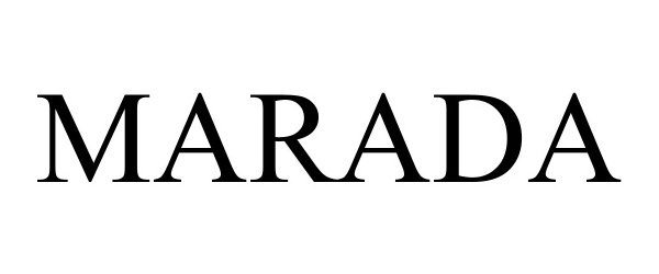 Trademark Logo MARADA
