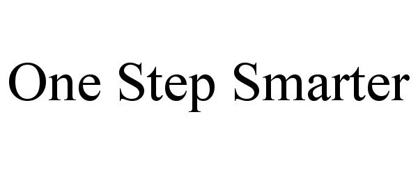 Trademark Logo ONE STEP SMARTER