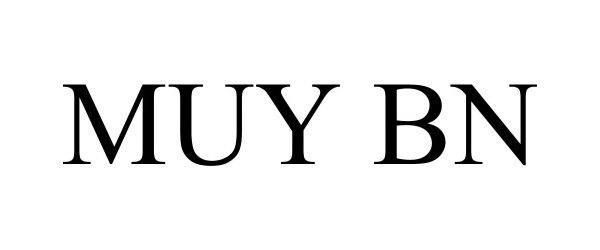 Trademark Logo MUY BN