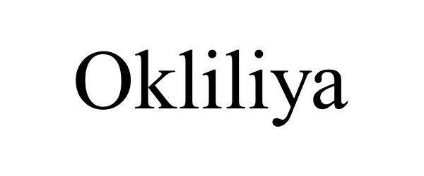 Trademark Logo OKLILIYA