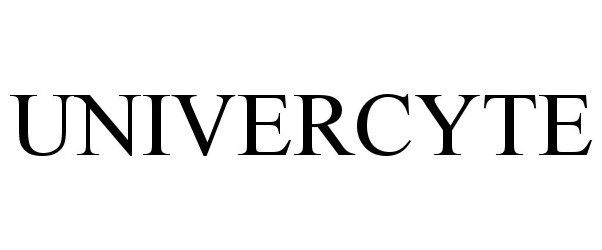 Trademark Logo UNIVERCYTE