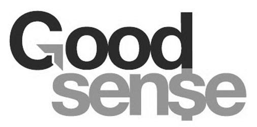 Trademark Logo GOOD SENSE